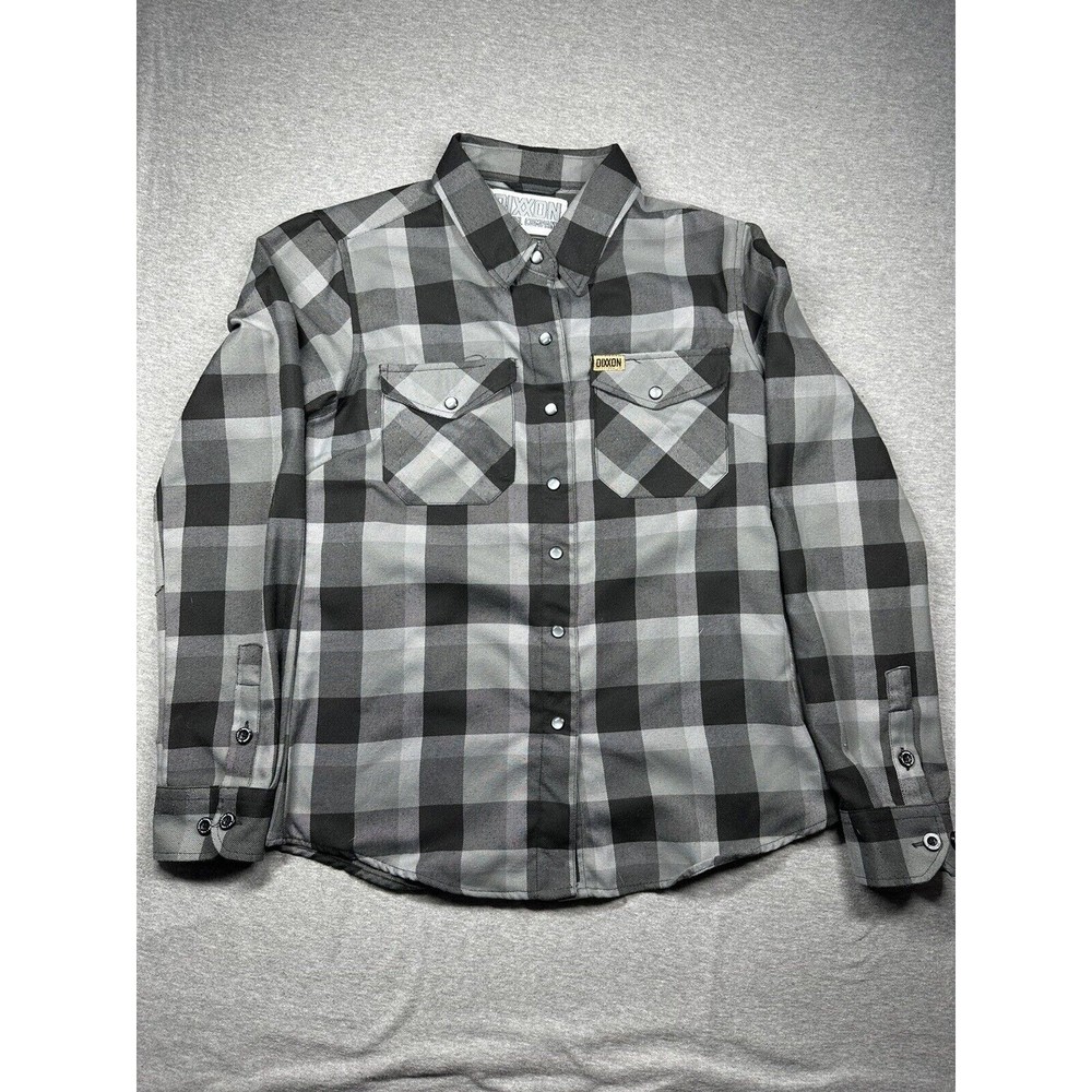Dixxon Women's Medium 1911 Black‎ And Grey Flannel